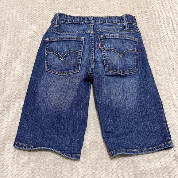 Levi’s Boys Denim Jean Blue‎ Jean Shorts Adjustable Waist Size 10 - Picture 2 of 4